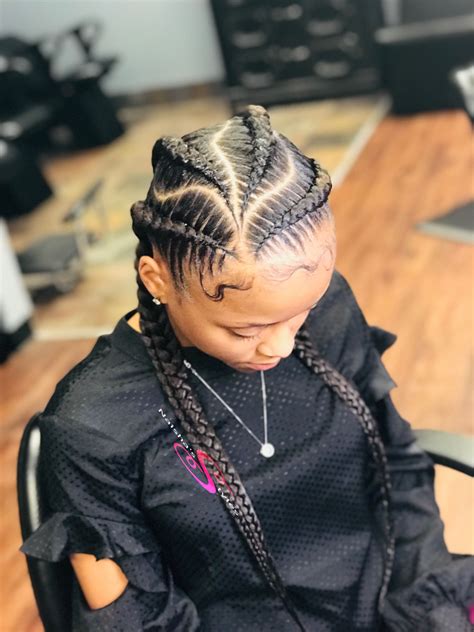 four feed in braids styles|cute feed in braid styles.